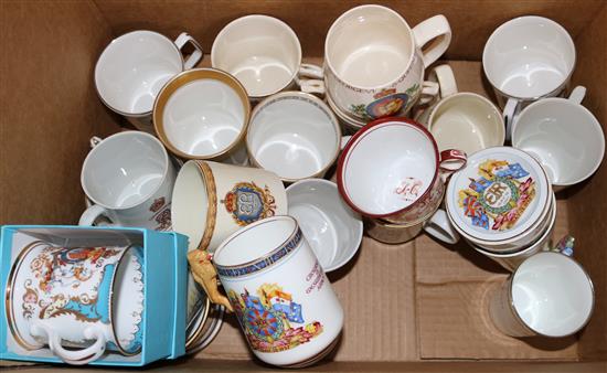 Goup of Commemorative vessels